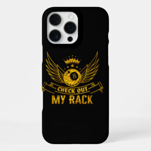 Coque iPhone 16 Pro Max Billard Citation avec ailes et conception de couro