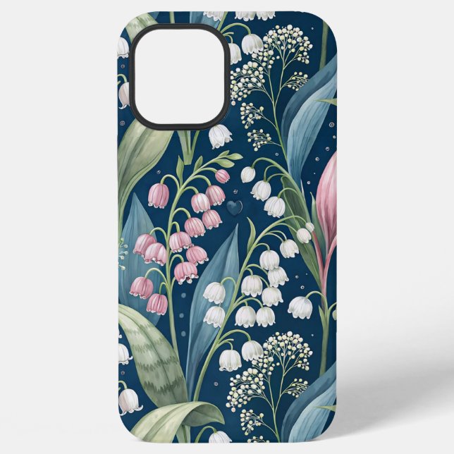 Coque iPhone Birth Flower Botanical Design (Verso)