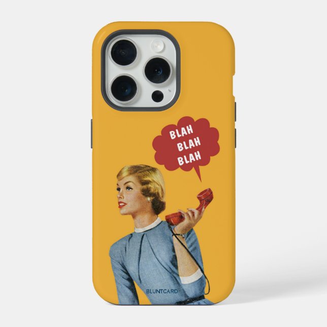 Coque iPhone Bla Bla Bla (Verso)