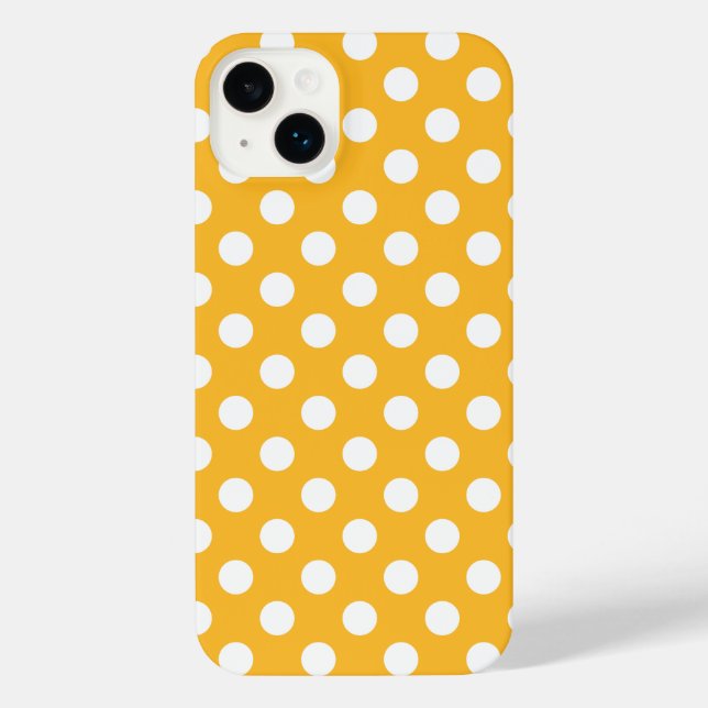 Coque iPhone Blanchir les pois sur le jaune (Verso)