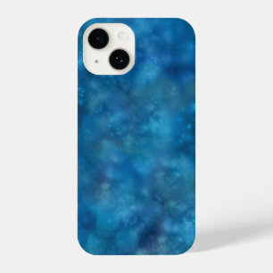 Coque Pour iPhone 14 Bleu Cosmic brillant Abstraction