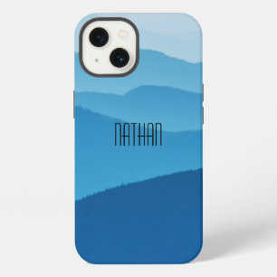 Etui iPhone 13 Blue Mountains Personnalisé