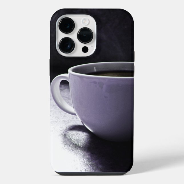 Coque iPhone Blues café (Verso)