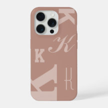 Blush Initiale Personnalisée, Choisissez Votre Let