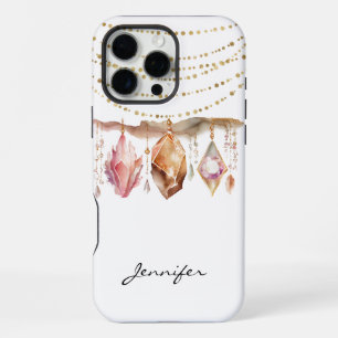Coque iPhone 16 Pro Max Boho Gem Native American iPhone