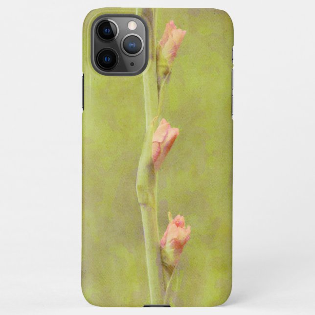 Coque iPhone Boîtier d'art rose Gladiolus (Dos)