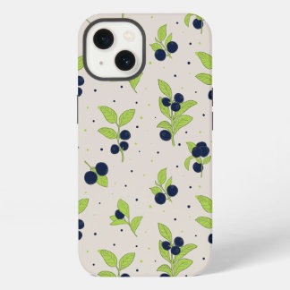 Etui iPhone 13 Boîtier de téléphone Blueberry féminin