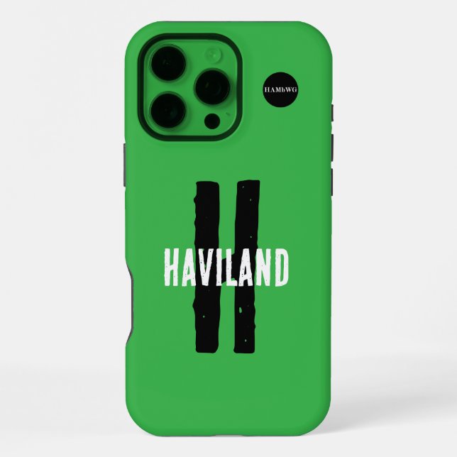 Coque iPhone Boîtier de téléphone cellulaire personnalisé HAMbW (Verso)