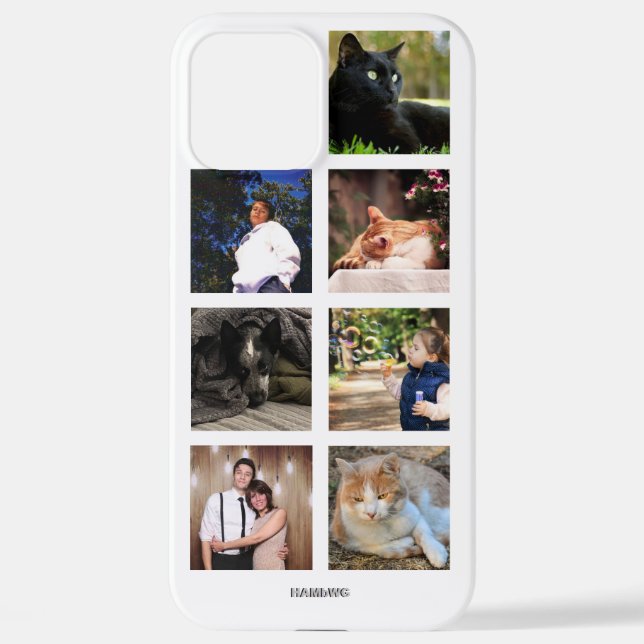 Coque iPhone Boîtier de téléphone cellulaire photo avec le nom  (Verso)