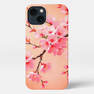 Etui iPhone 13 Boîtier de téléphone Cherry Blossom - Élégant Saku