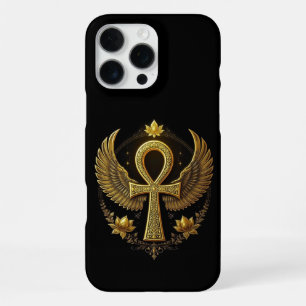 Coque iPhone 16 Pro Max Boîtier de téléphone de symbole Ankh - Ancien Égyp