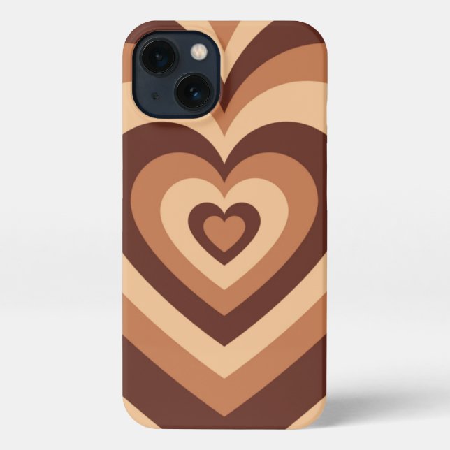 Coque iPhone Boîtier de téléphone du dernier coeur (Verso)