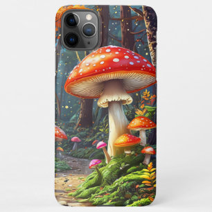 Coque iPhone 11Pro Max Boîtier de téléphone mince pour champignon Whimsic