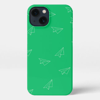 Etui iPhone 13 Boîtier de téléphone Motif de plan papier