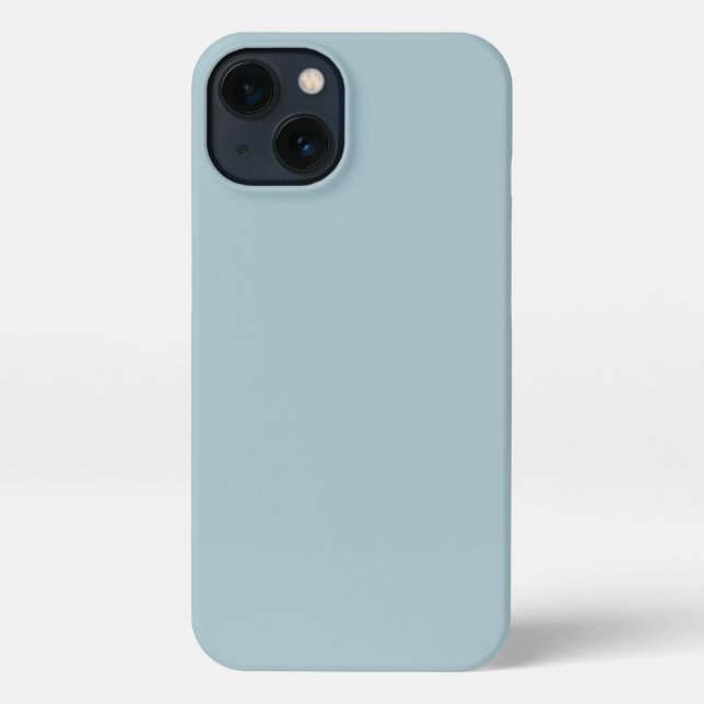 Coque iPhone Boîtier de téléphone Pastel Blue (Verso)