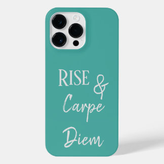 Coque Pour Pour iPhone 14 Pro Max Boîtier de téléphone Rise et Carpe Diem