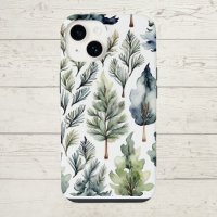 Boîtier iPhone en sapin pratique et attrayant