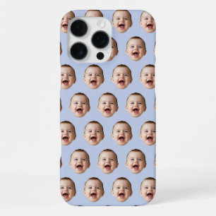 Coque iPhone 16 Pro Max Boîtier iPhone personnalisé avec visage de bébé