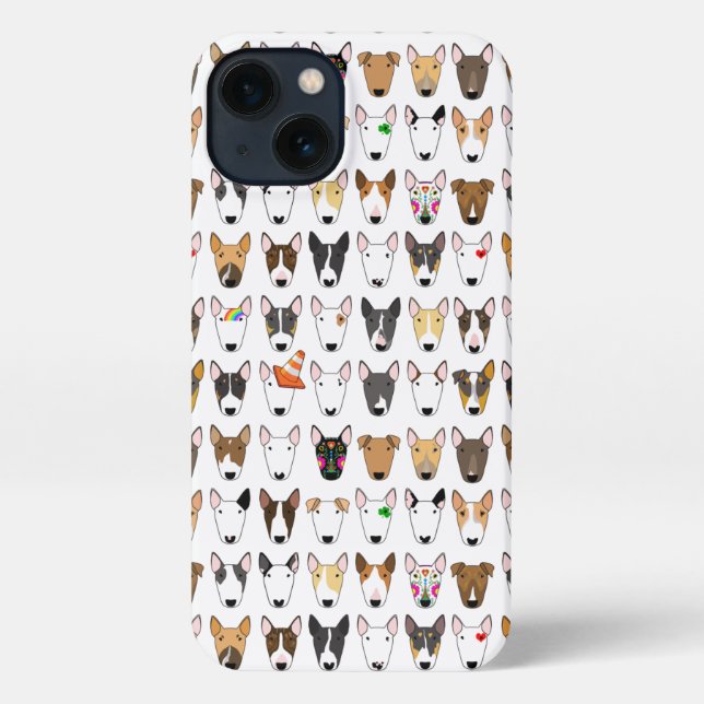 Coque iPhone Boîtier téléphonique Taureau Multibulle Blanc Terr (Verso)