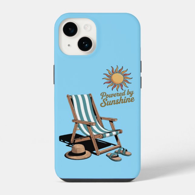 Coque iPhone Bonjour été (Verso)