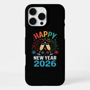 Coque iPhone 16 Pro Max Bonne année 2026 Party drôle Nouvel An 2026