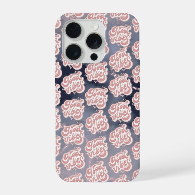 Coque iPhone Bonne Vibration (Verso)