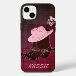 Botte de Cowgirl Chapeau Papillon Bordeaux Personn