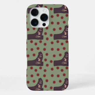 Coque iPhone 16 Pro Max bottes de cerf vertes