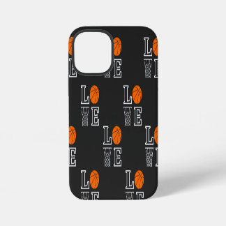 Coque iPhone 12 Mini Boucles de basket-ball, Lecteur de basket-ball Cad