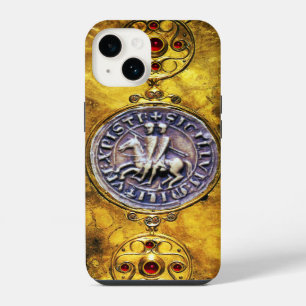 COQUE POUR iPhone 14 BOUCLIER CELTIQUE AVEC SCEAU DES CHEVALIERS TEMPLI