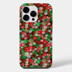 Coque Pour Pour iPhone 14 Pro Max Boules de Noël 3D