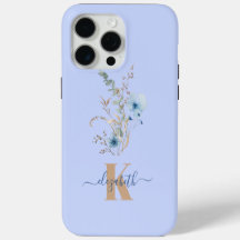 bouquet de fleurs aquarelle bleu poussiéreux rusti