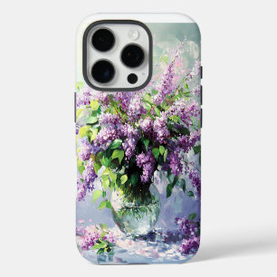 Coque iPhone 16 Pro Bouquet de lilas fleuri de lavande