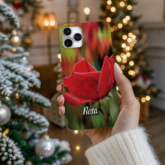 Coque iPhone 16 Pro Bouton de rose haute définition - Étui de téléphon