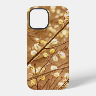 Coque iPhone 12 Branches de saule en fleurs au printemps, v