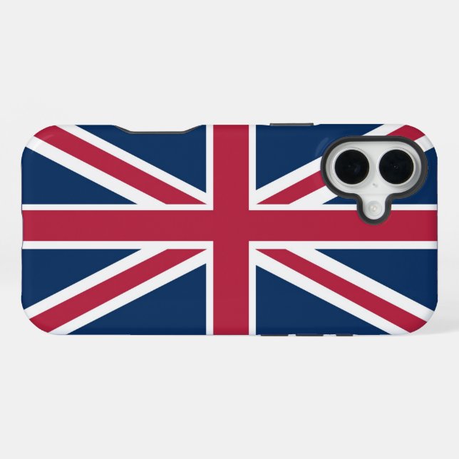 Coque iPhone British flag (Verso Horizontal)