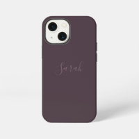 Budget Dusty Plum avec nom