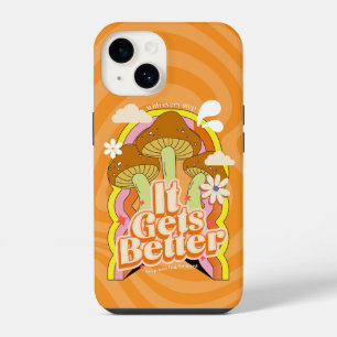 Coque Pour iPhone 14 Ça devient mieux Good Vibes et sensations Super