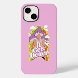 Coque Pour iPhone 14 Ça devient mieux Good Vibes et sensations Super