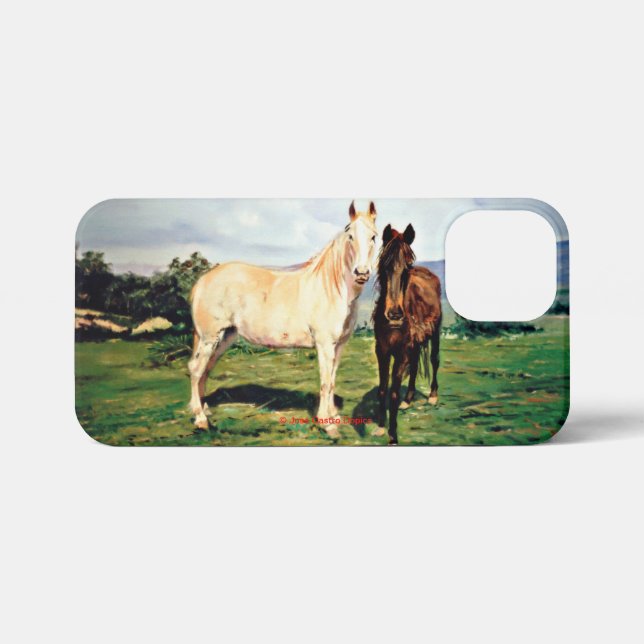 Coque iPhone Caballos (Verso Horizontal)