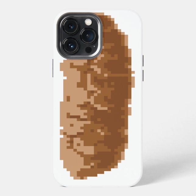 Coque iPhone Caca de pixel 8 bits (Verso)