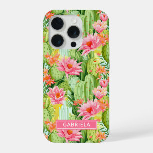 Cactus Aquarelle Fleuris Personnalisés
