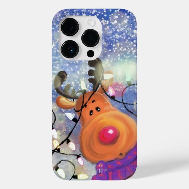 Coque iphone cadeau Christmas Reindeer (Verso)