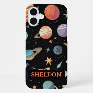 Coque iPhone 16 Plus Cadeau d'astronomie des planètes spatiales Galaxie