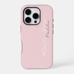 Coque iPhone 16 Pro Cadeau d'autonomisation des filles - Nom personnal