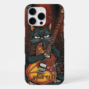 Coque iPhone 16 Pro Max Cadeau drôle pour joueur de guitare électrique cha