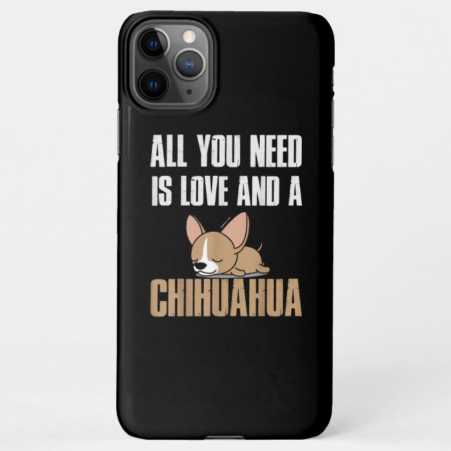 Coque iPhone Cadeaux Pour Chihuahua Lover | Cadeaux Cute Chihuh (Dos)