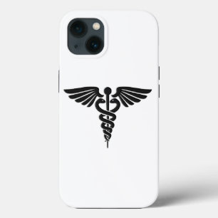 Etui iPhone 13 Caducée médical