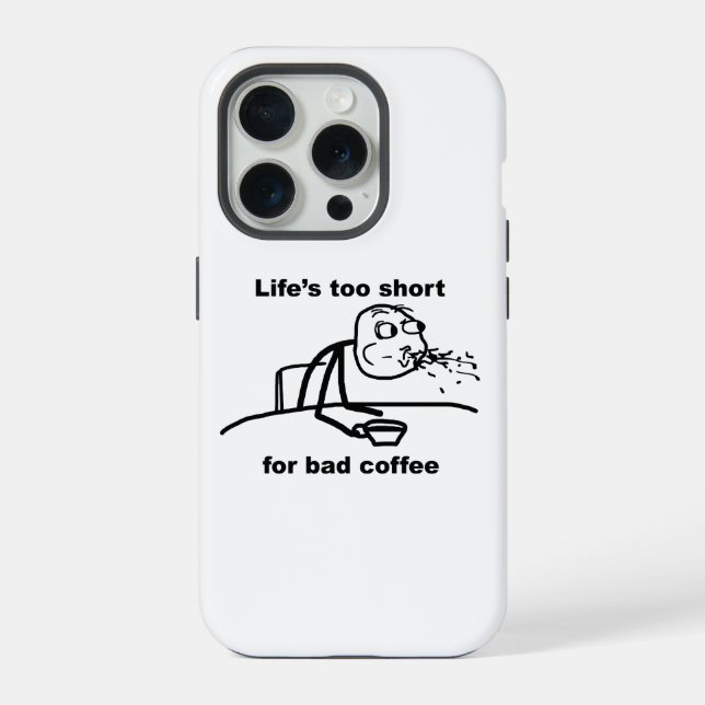 Coque iPhone Café incorrect (Verso)