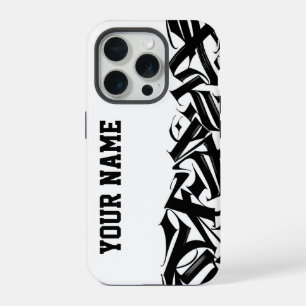 Calligraphie Urbaine Personnalisée Noir et Blanc M